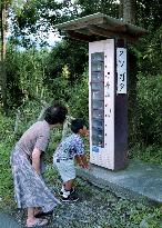 Live beetles dispensed by vending machines in Miyazaki